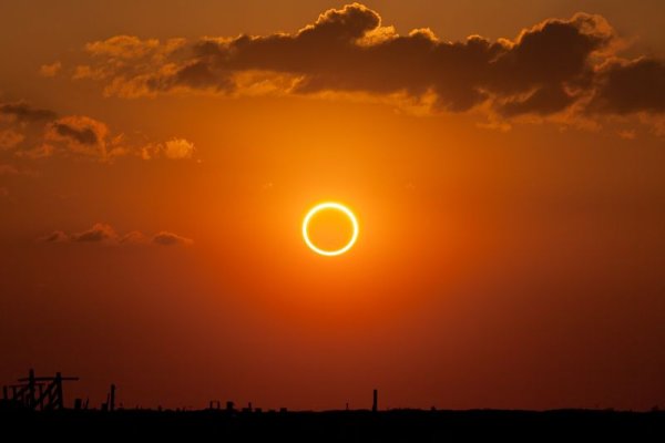 El eclipse anular de sol podrá verse en todo el país