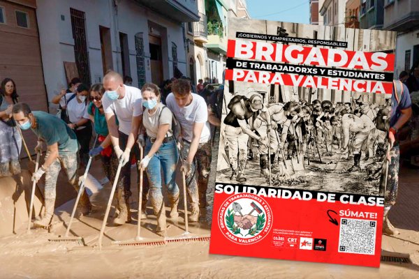 Brigadas de trabajador@s y estudiantes para Valencia, una iniciativa de solidaridad de clase 