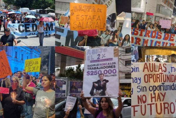 "Peluca" Sadir ajusta salarios docentes pero también a la educación pública en Jujuy 