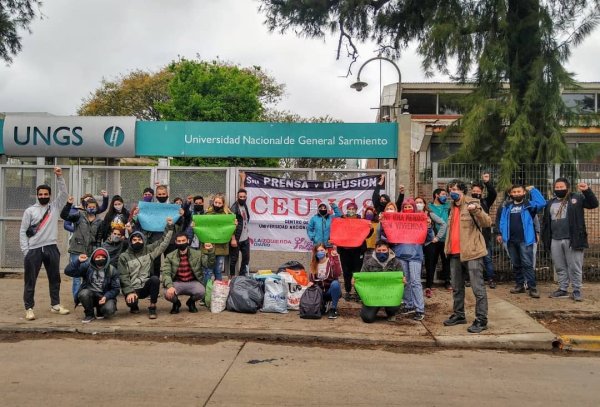 UNGS: Gran campaña de estudiantes, graduados y docentes en apoyo a las familias de Guernica y contra el desalojo