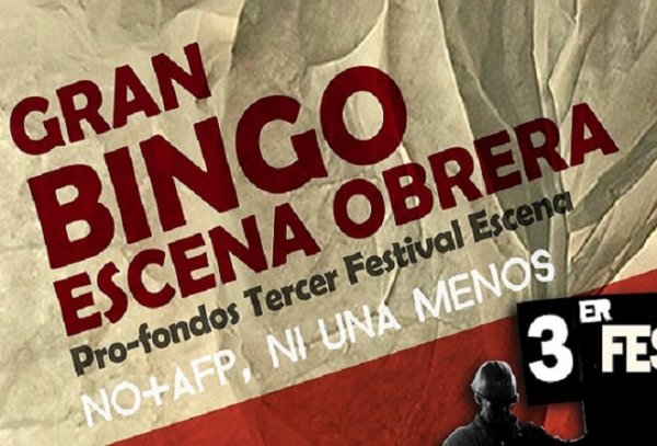 Escena Obrera organiza bingo para tercera versión de Festival