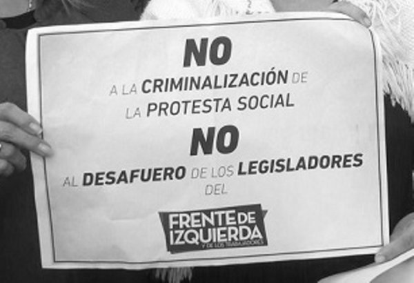 #NoAlDesafueroDelFIT: Cientos de firmas en apoyo a los legisladores de Izquierda y dirigentes sindicales