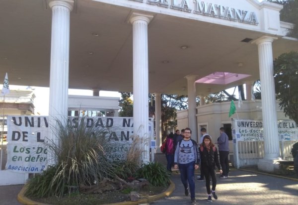 Universidad de La Matanza: con nuestros docentes por la educación pública