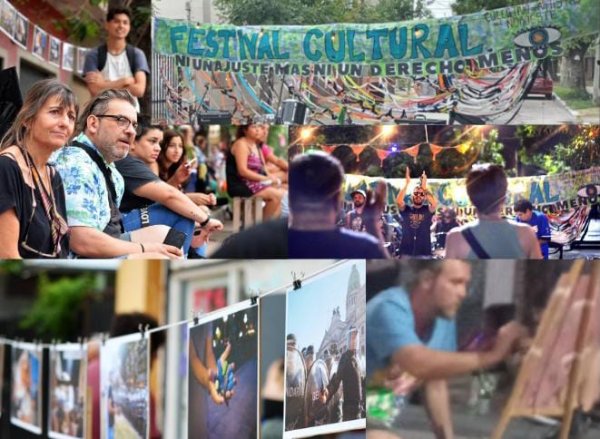 El Colectivo de artistas del Noroeste realizó un festival cultural, solidario y de lucha