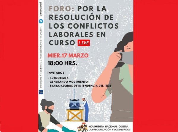 Luchas de trabajadores comentadas por sus protagonistas en foro del MONAPRED