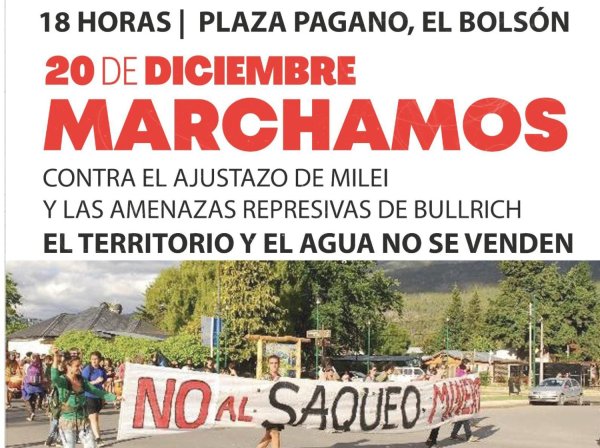 Marchemos este 20 de diciembre contra el plan motosierra de Milei