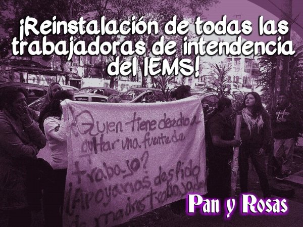 Voces de las trabajadoras de intendencia del IEMS en lucha