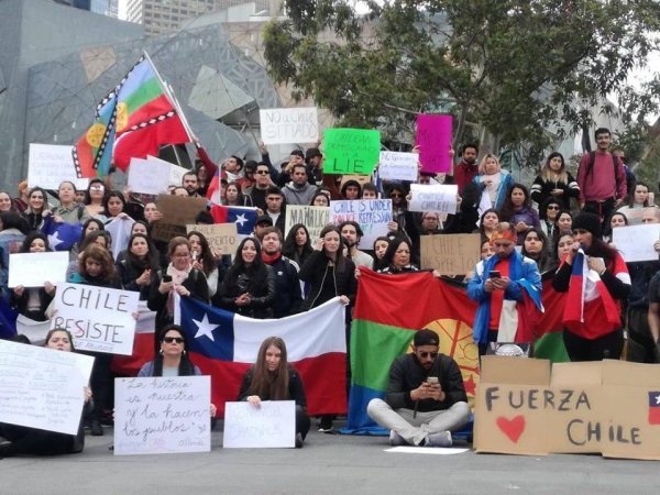 Solidaridad internacional desde Australia, Suecia y Alemania con las revueltas en Chile