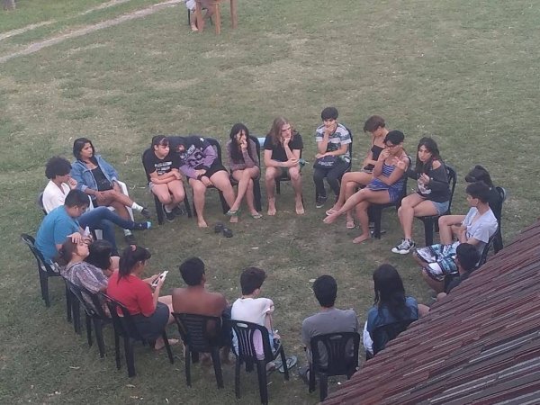 Los debates en el campamento de secus en la quinta de Luzuriaga