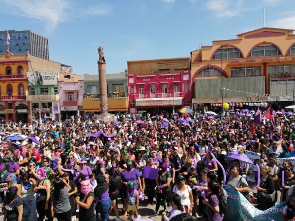 Antofagasta: la fuerza de las mujeres trabajadoras desplegada el 9M