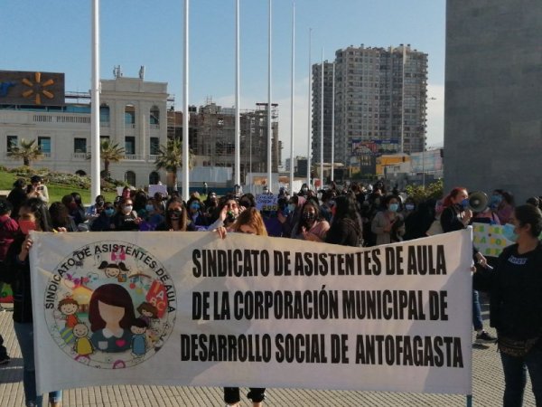 Se inicia huelga legal de Asistentes de Aula en Antofagasta