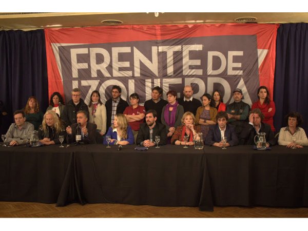 El Frente de izquierda relanzó su campaña