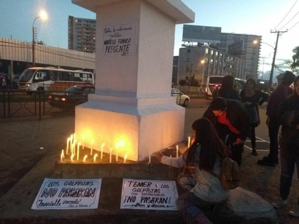 Velatón por Marielle Franco: ¡Temer y los golpistas no pasarán! 