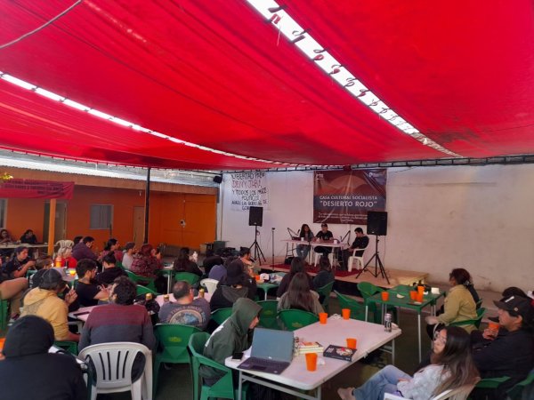 Exitosa charla con dirigente obrero Raúl Godoy sobre los Cordones Industriales