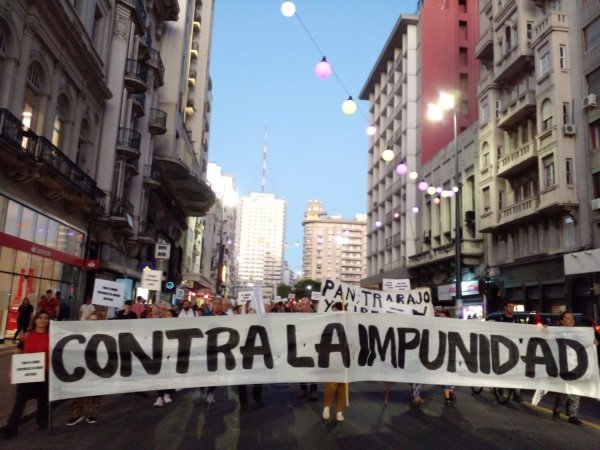 Manifestación en solidaridad con los condenados por la protesta en la SCJ de 2013 