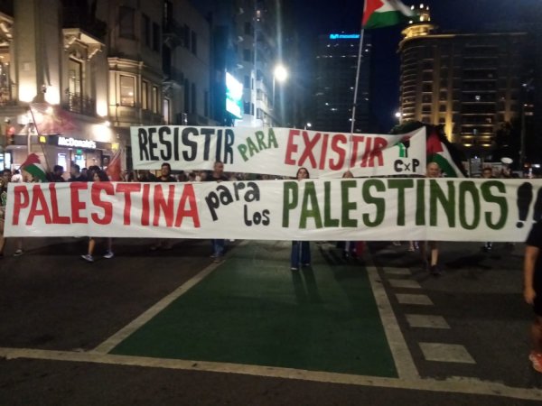 Uruguay: marcha en solidaridad con Palestina