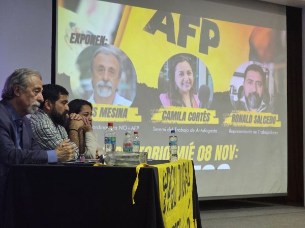 Coordinadora No+AFP realiza conversatorio sobre el sistema de pensiones