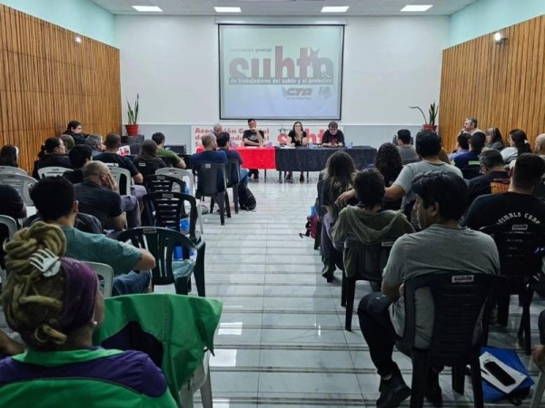 Subte: debate en el plenario de delegados ante el nuevo gobierno de Milei