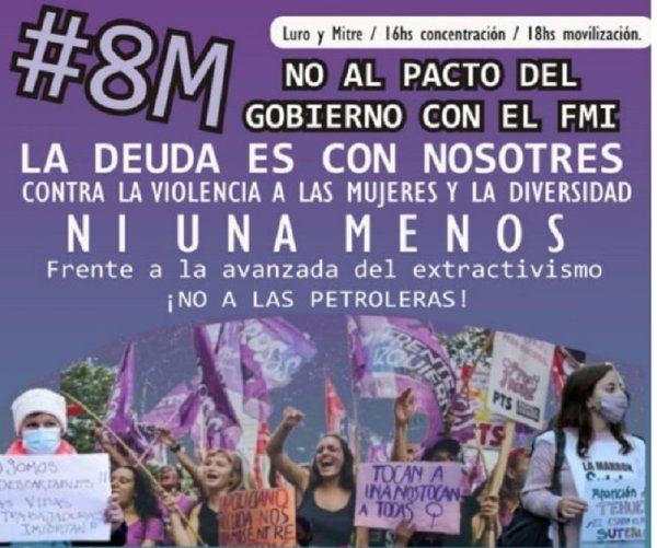 Mar del Plata: salimos a las calles contra el pacto con el FMI y el extractivismo, porque la deuda es con nosotres