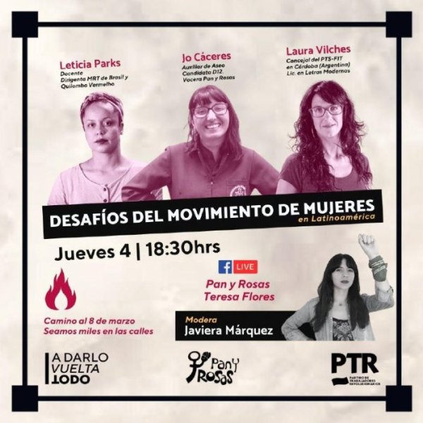 [En vivo] Desafíos del Movimiento de Mujeres en Latinoamérica