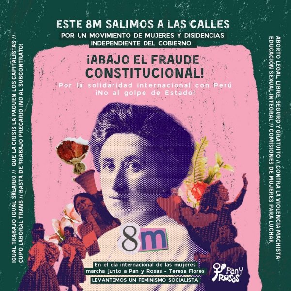 Tres razones para participar en el encuentro internacionalista Pan y Rosas Teresa Flores