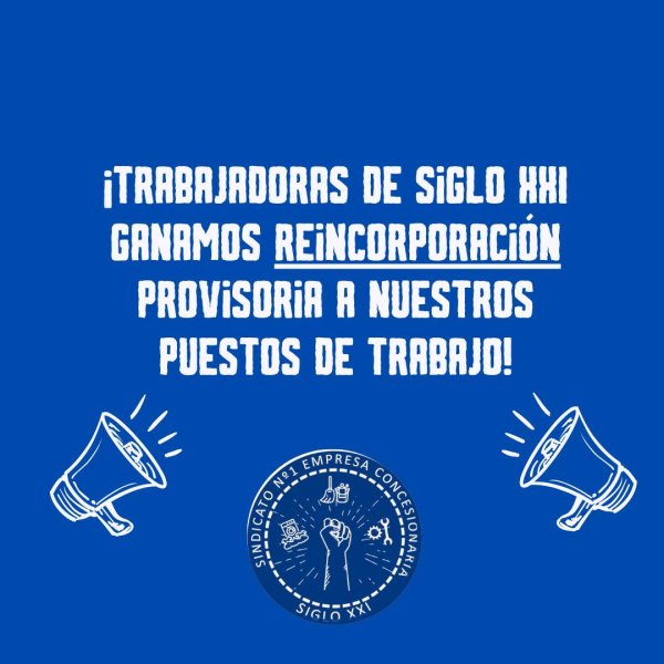 Importante triunfo: trabajadores despedidas de la concesionaria del Hospital de Antofagasta son reincorporadas