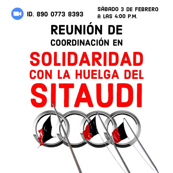 Por una coordinadora en solidaridad con la huelga del SITAUDI