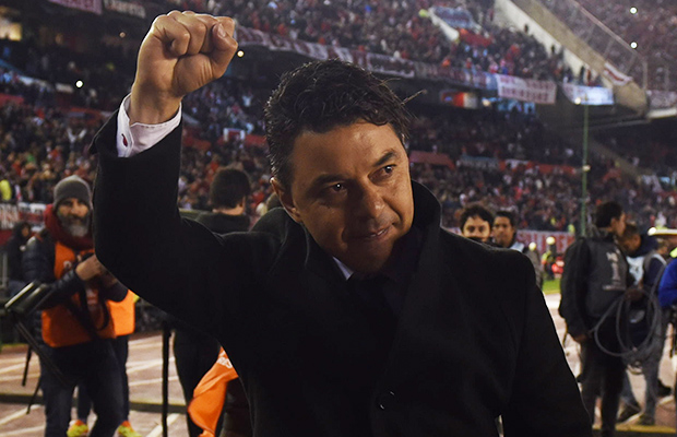 Marcelo Daniel Gallardo y un gesto que todos los hinchas de River empezamos a extrañar.