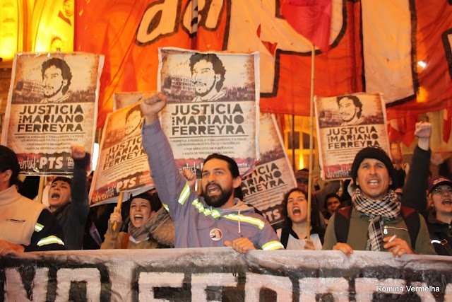 Andrés Padellaro, ferroviario trabajador de Limpieza, referente de la lucha por el pase a planta permanente en 2010 y dirigente de la agrupación Naranja.