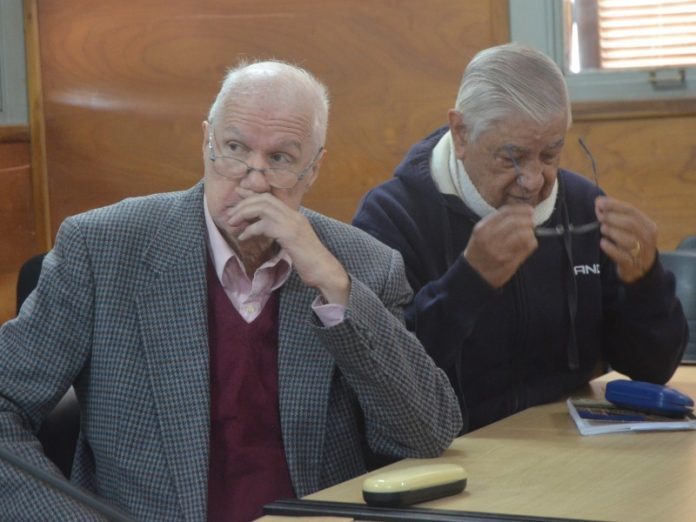 Foto: HDP Noticias. Mazzoni y Casco durante el juicio