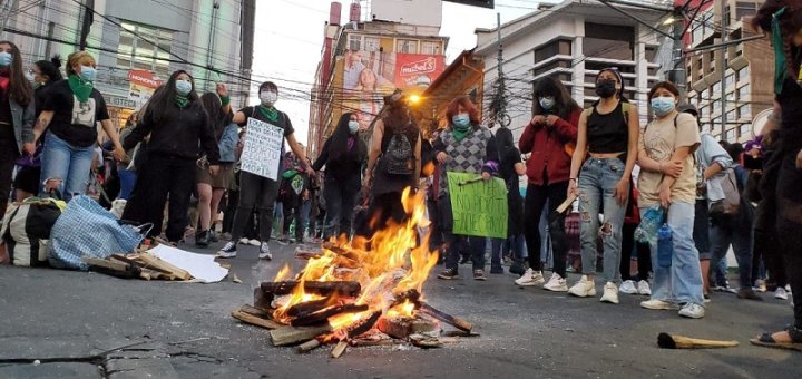 Plantón #28S en La Paz