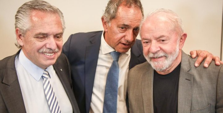 Fernández, Scioli y da Silva