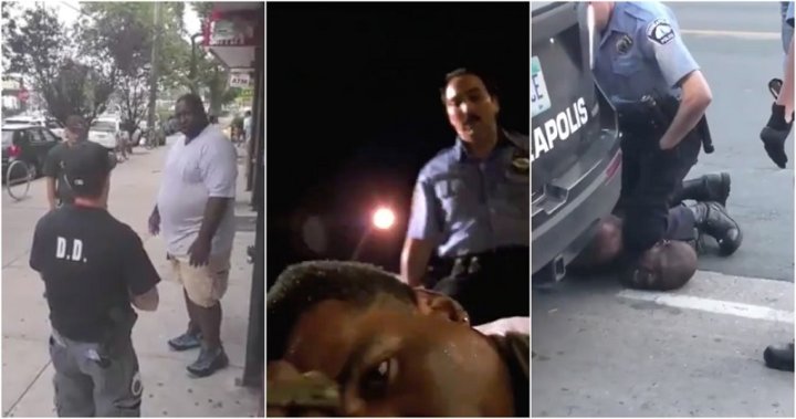 Imágenes del corto de Lee, donde se ve a George Floy, Eric Garner, asesinados por la Policía y la escena de "Haz lo correcto" donde muere, también a manos de la Policía de Nueva York, el personaje Radio Raheem.