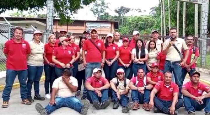 Trabajadores de Café Venezuela, unidad productiva de Pampán