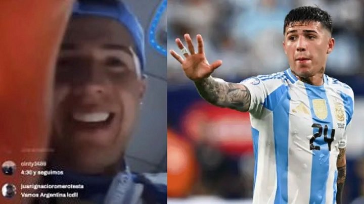 Enzo Fernández pidió disculpas por haber transmitido u cantito racista en el festejo de la Selección.