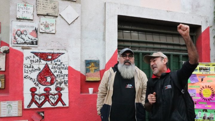 Ricardo Gómez (FPDS) junto a Raúl Godoy | Foto Romina Bermhela - Enfoque Rojo