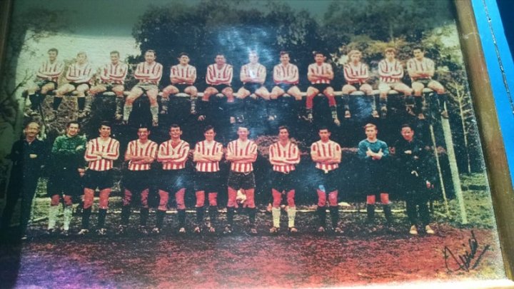 El equipo de Estudiantes campeón en 1968.