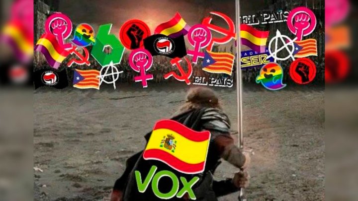 Imagen publicada por el Twitter de Vox.