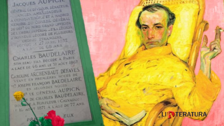 Diseño de imagen: LIDteratura, en base al Retrato de Charles Baudelaire, de Frantisek Kupka (1905)