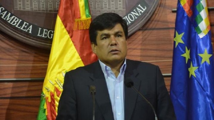 Foto: Omar Aquilar, senador del MAS (La Patria)