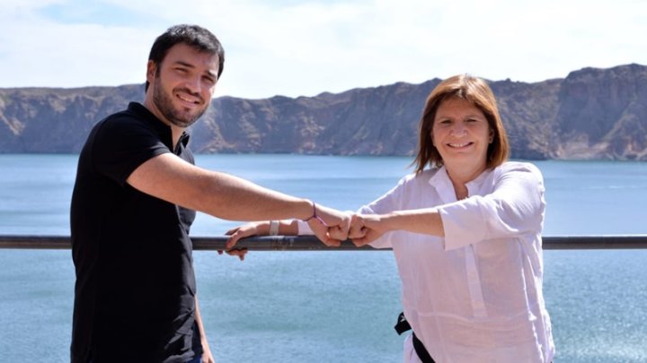 Bullrich con Ignacio Torres, diputado nacional del PRO por Chubut