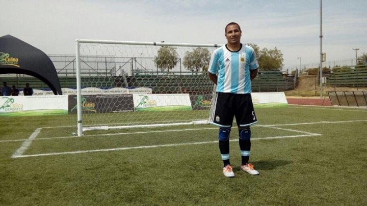 Silvio Velo, capitán de la Selección Argentina de futbolistas con discapacidad visual, Los Murciélagos.