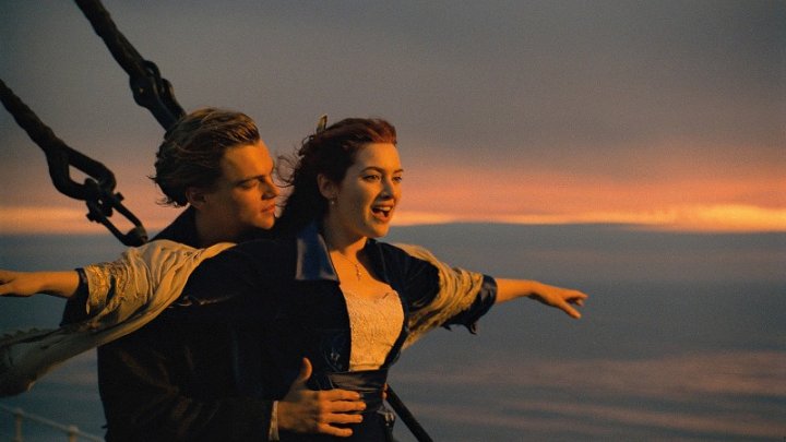 La clásica escena de Titanic