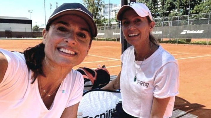 Gabriela Sabatini y Gisela Dulko