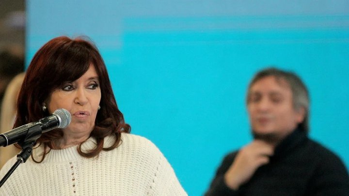 Cristina Fernández de Kirchner y Máximo Kirchner 