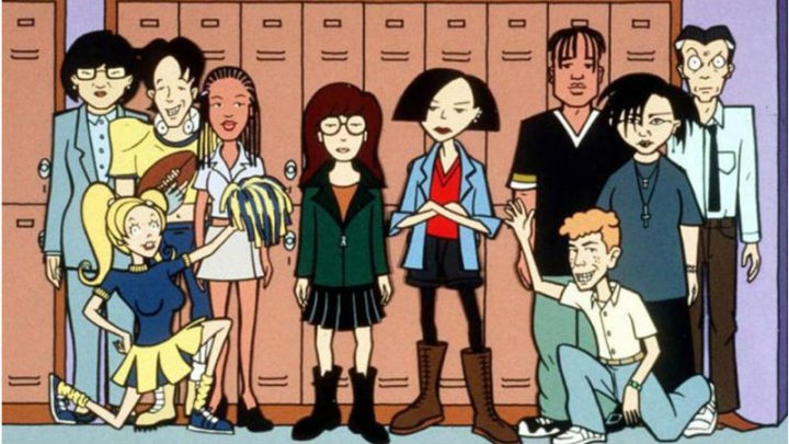 Daria y los personajes de su escuela secundaria