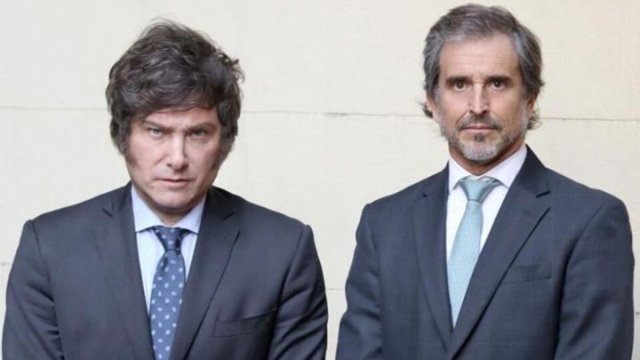 Foto: Javier Milei y Bertie Benegas Lynch