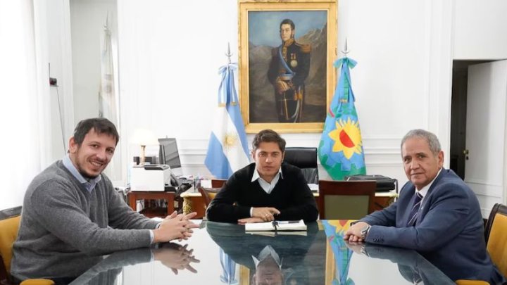 Foto: Infobae (Kicillof, Cuattromo, Palazzo)