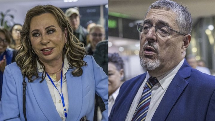 Imágenes EFE: Sandra Torres y Bernardo Arévalo de León