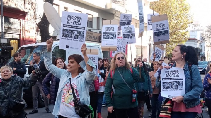 Montenses en La Plata por verdad y justicia | Foto Enfoque Rojo